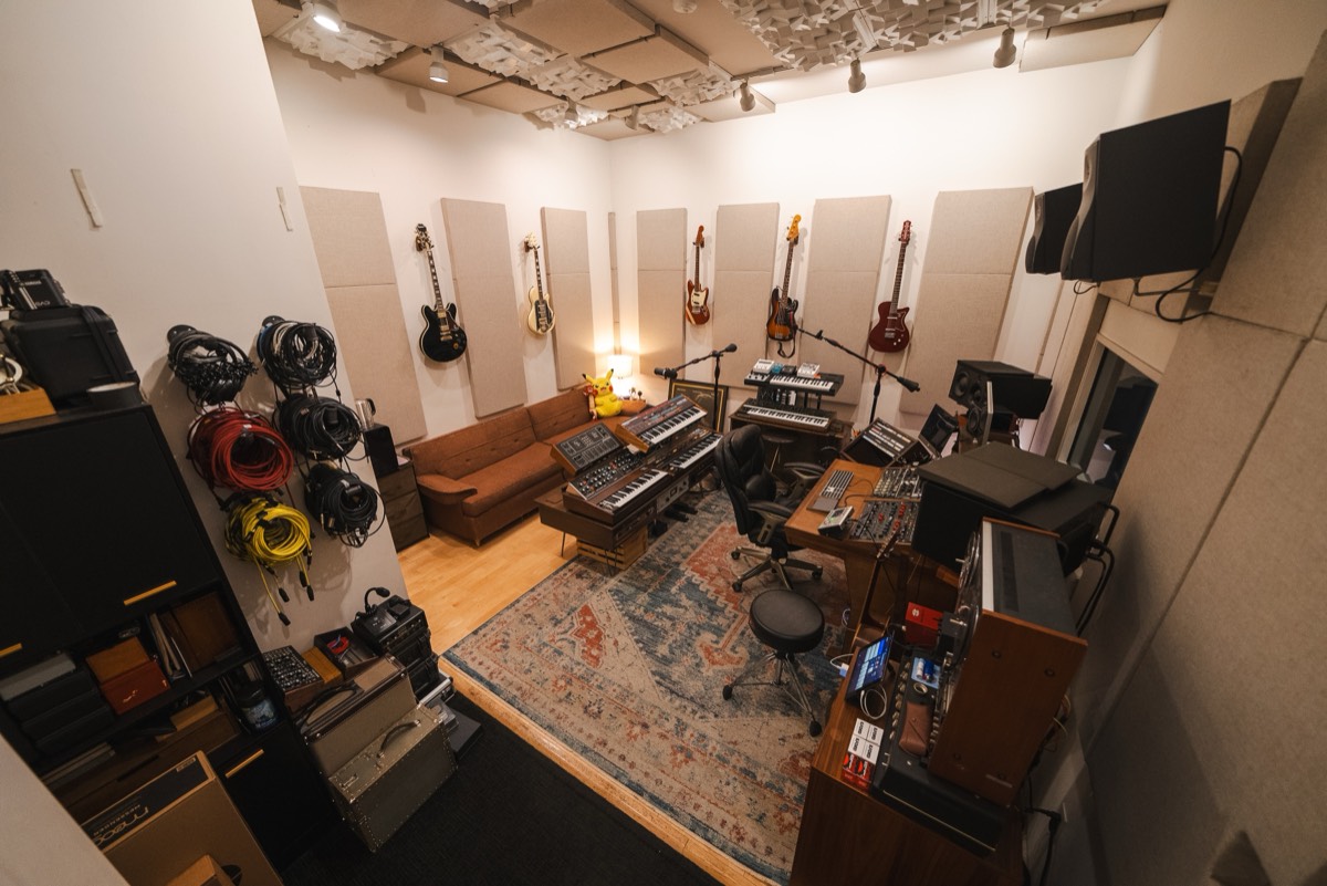 The Hive Mind Studio — production space overview